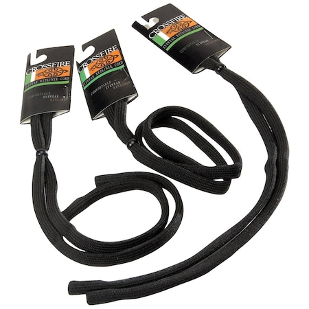 Sunbelt Safety Glasses Neck Cord, Thick Woven, Black 1.9" x8.95" x1.55" A-B1SGG4